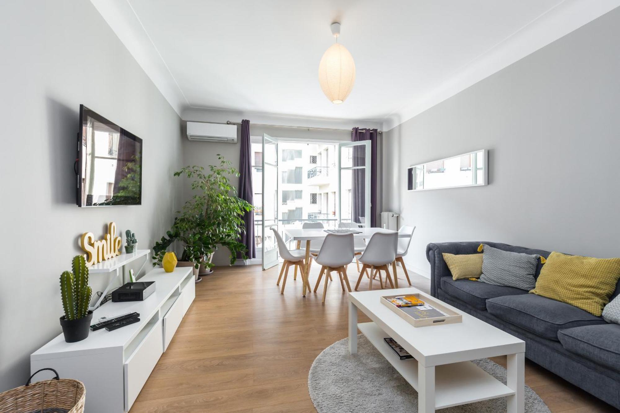 ניס Ultra Central Large 2 Bdr Near Massena Square מראה חיצוני תמונה